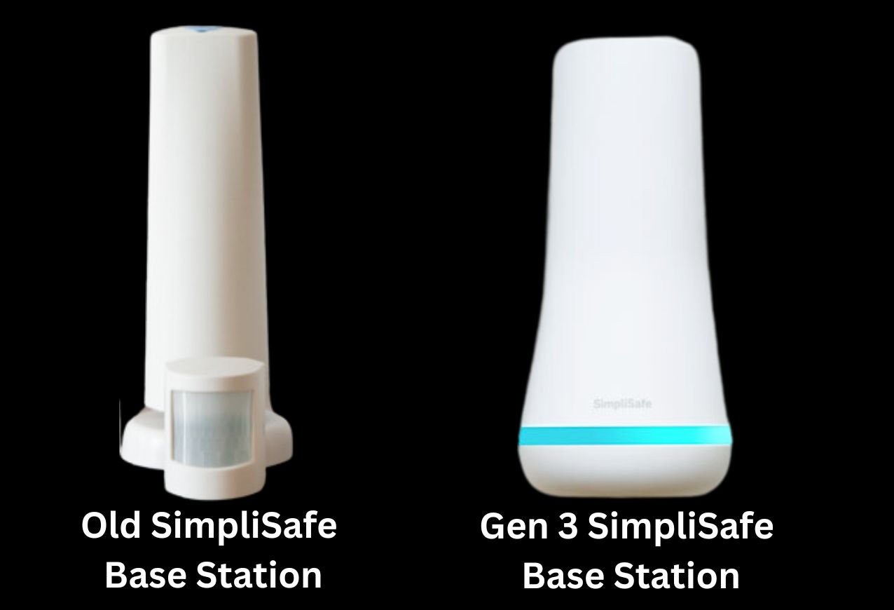 Old vs gen 3 SimpliSafe Base Station