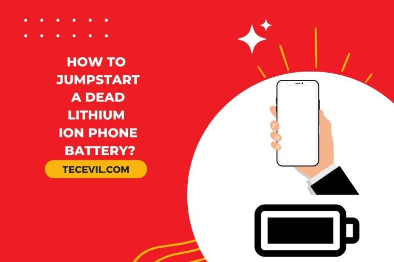How to Jumpstart a Dead Lithium Ion PHONE Battery?